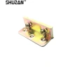 Shuzan thickened bed hinges, solid wood bed buckles, cold-rolled steel bed hangers for fixation, hardware accessories, lock fasteners for fastening, big brand guarantee, model B2 003 Item Picture